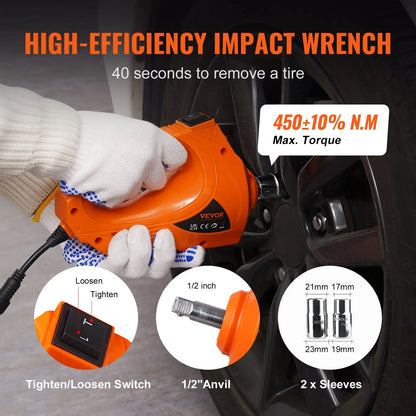 VEVOR 12-in-1 Electric Car Jack 5Ton