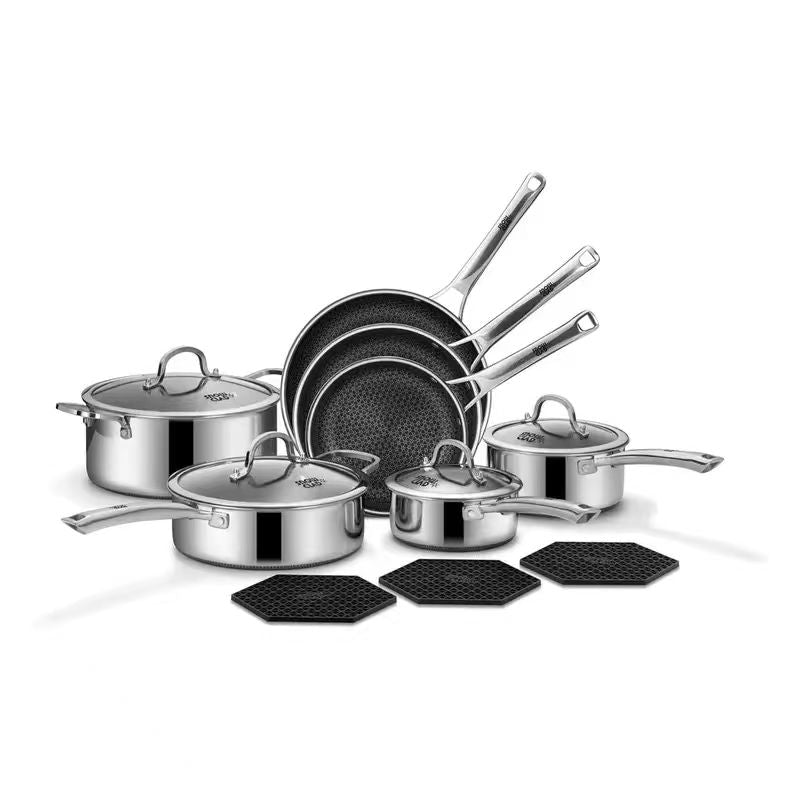 SNOWCLAD Hybrid Nonstick Cookware Set