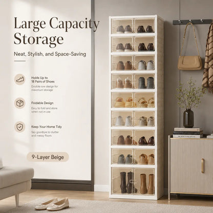 UFORU Folding Shoe Cabinet