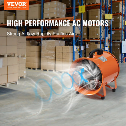VEVOR Portable Ventilator with Duct Hose