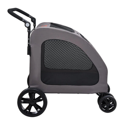 Pet Stroller 4-Wheel Dog & Cat Carrier