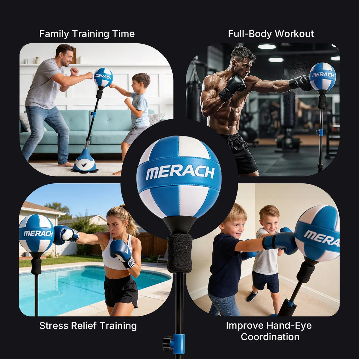 MERACH Freestanding Boxing Bag