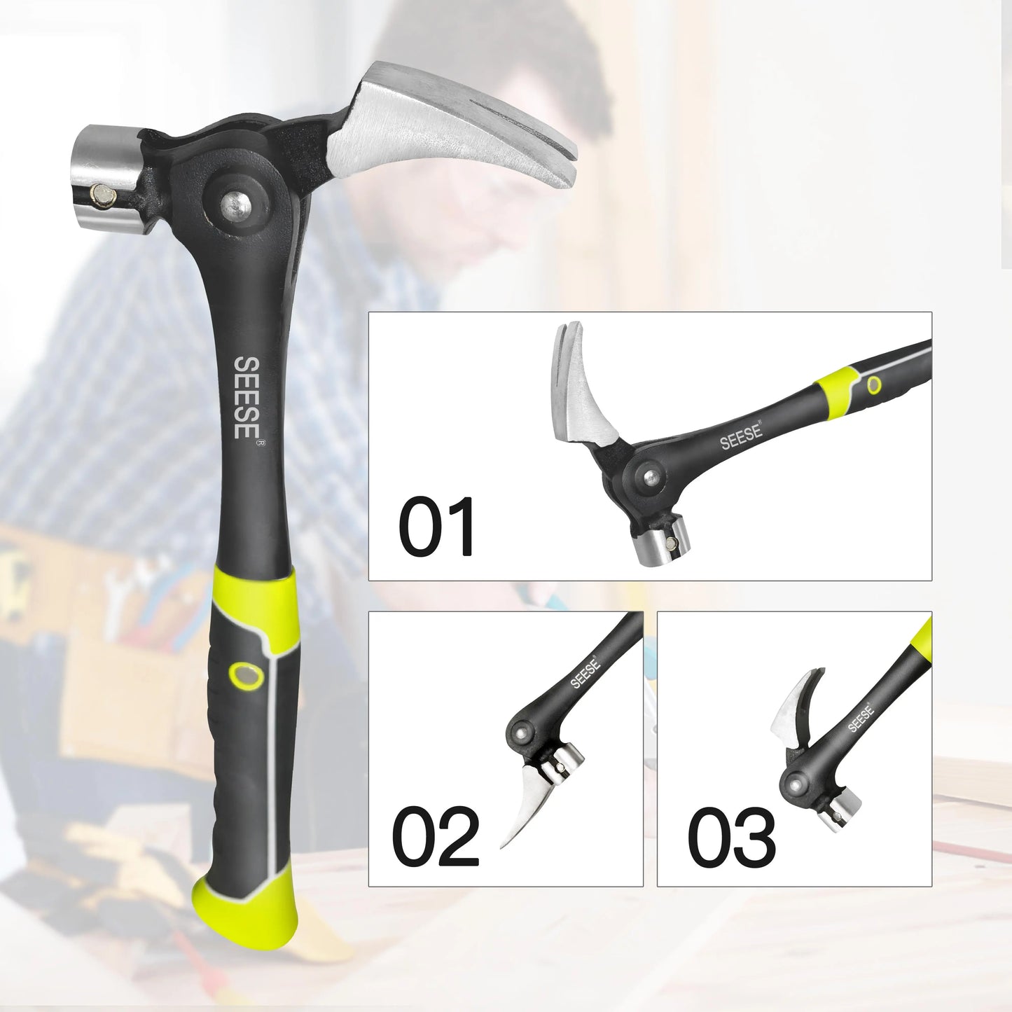 16oz Magnetic Claw Hammer