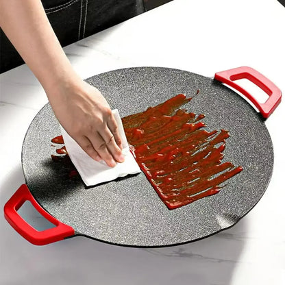 Electric Round Comal Grill – 1000W Indoor Teppanyaki