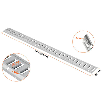 VEVOR E-Track Tie Down Rail Kit 32PCS 1500lb