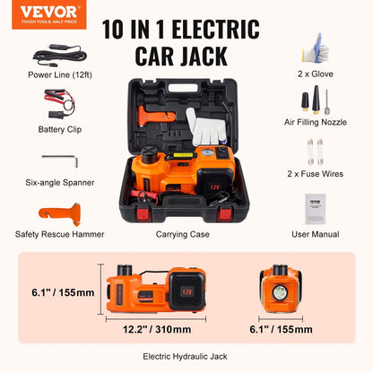 VEVOR 12-in-1 Electric Car Jack 5Ton