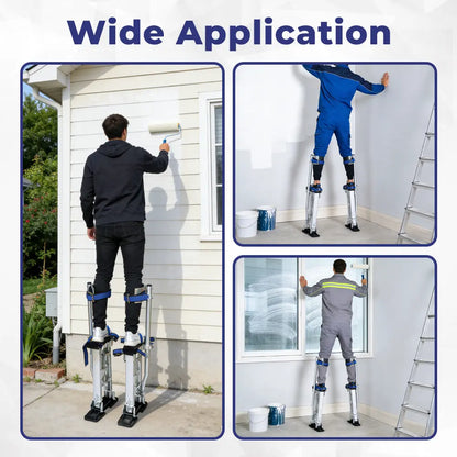 Aluminum Drywall Stilts – Adjustable Height