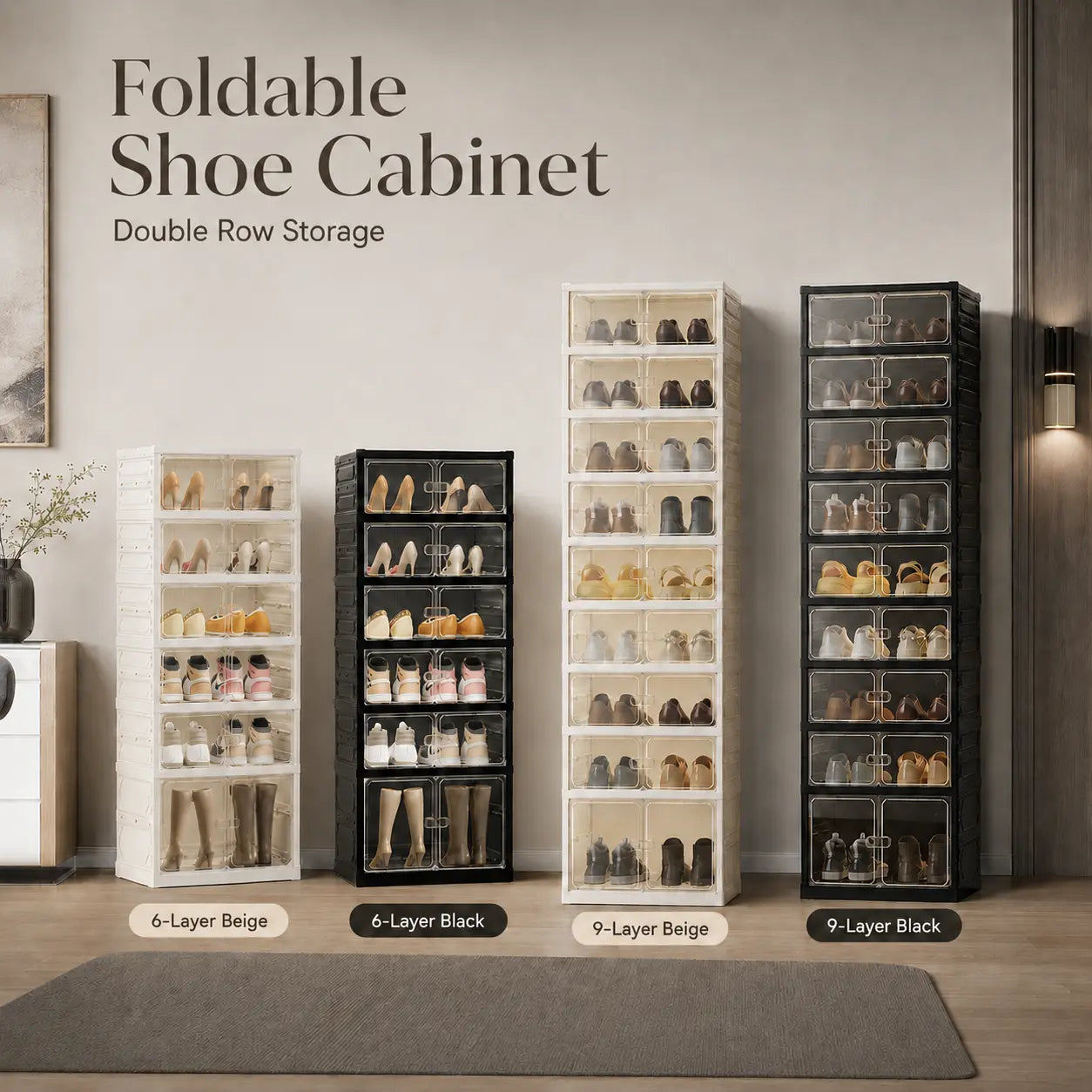 UFORU Folding Shoe Cabinet