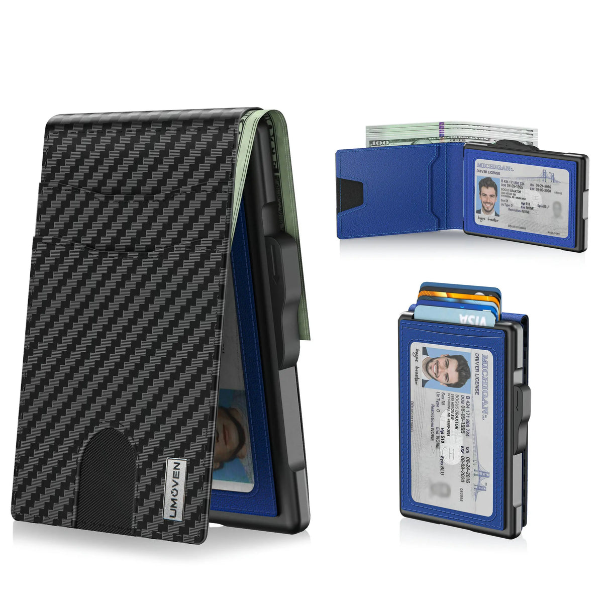 Umoven RFID Blocking Pop-Up Wallet