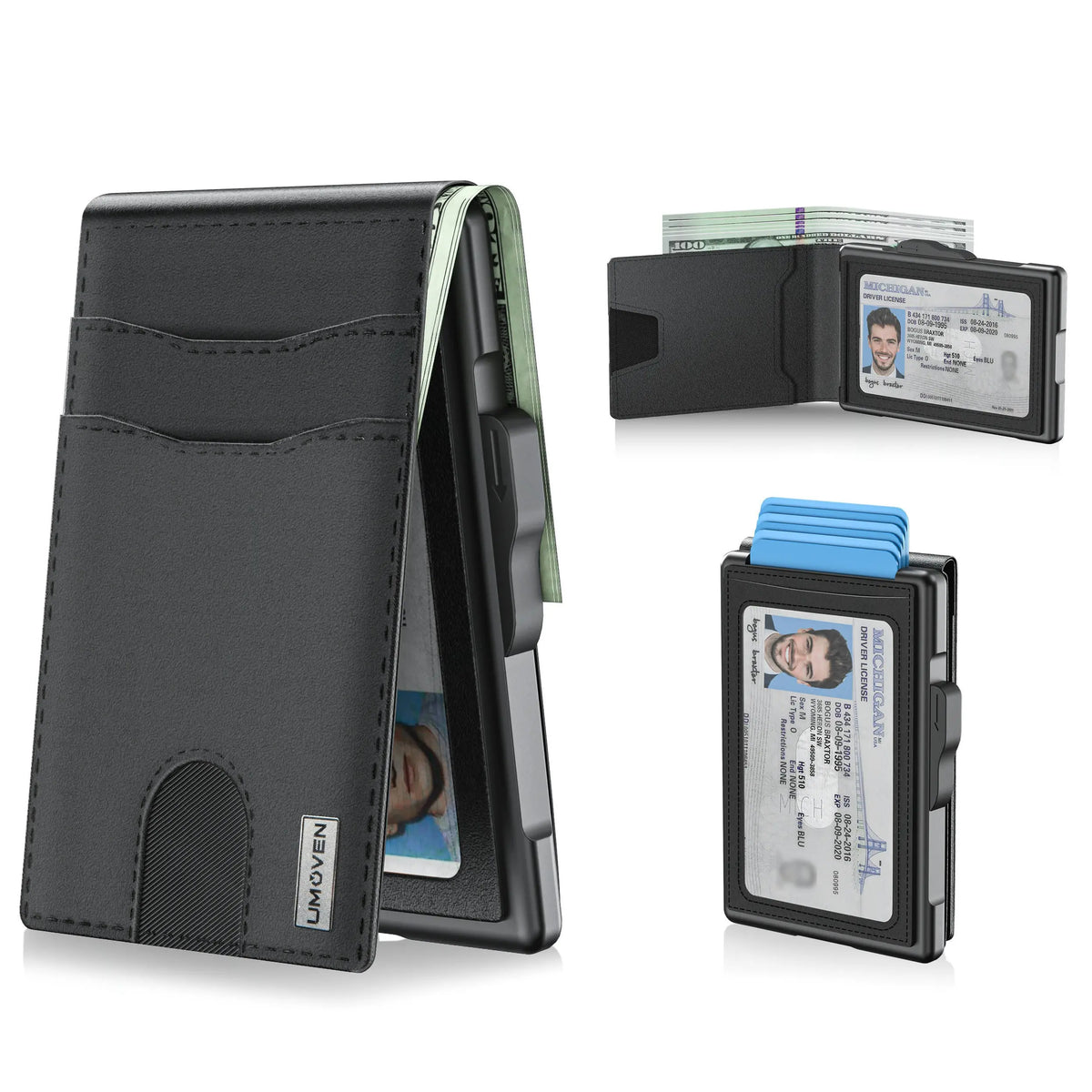 Umoven RFID Blocking Pop-Up Wallet