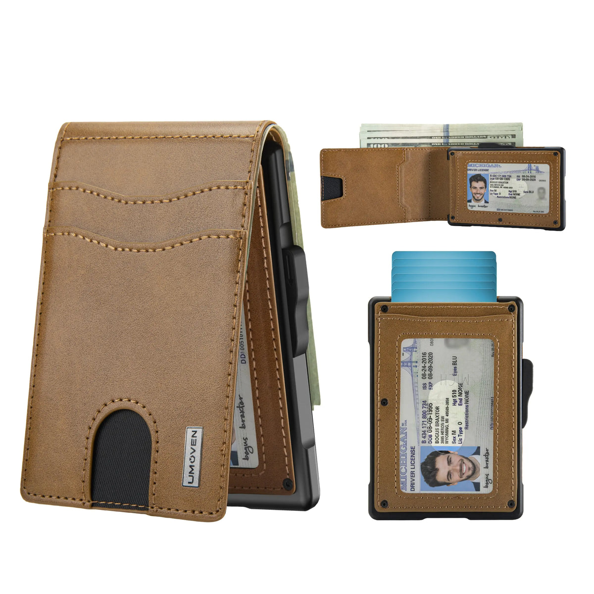 Umoven RFID Blocking Pop-Up Wallet