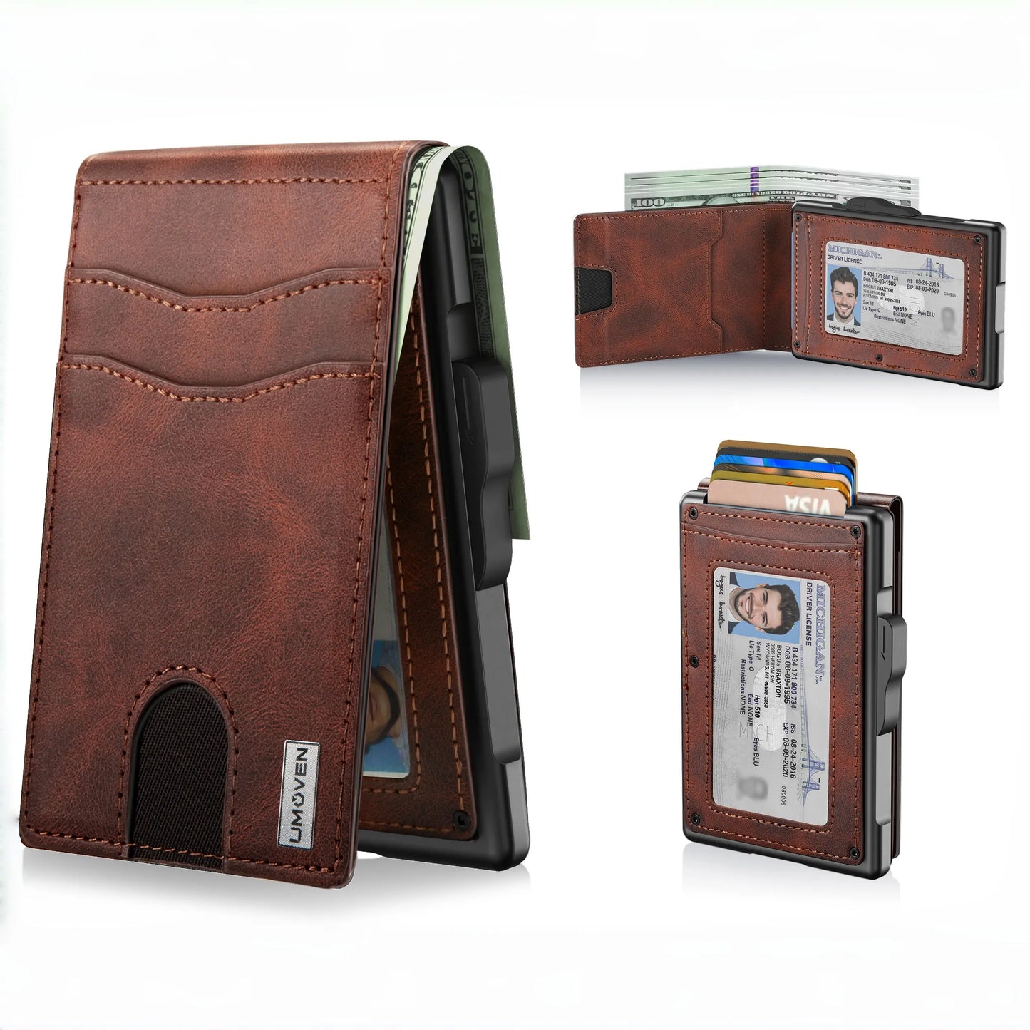 Umoven RFID Blocking Pop-Up Wallet