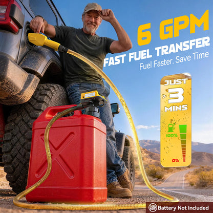 Cordless Fuel Transfer Pump 6 GPM