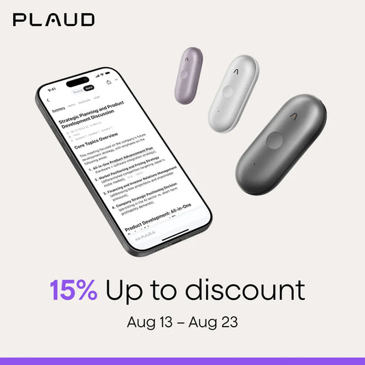 Plaud NotePin S AI Voice Recorder
