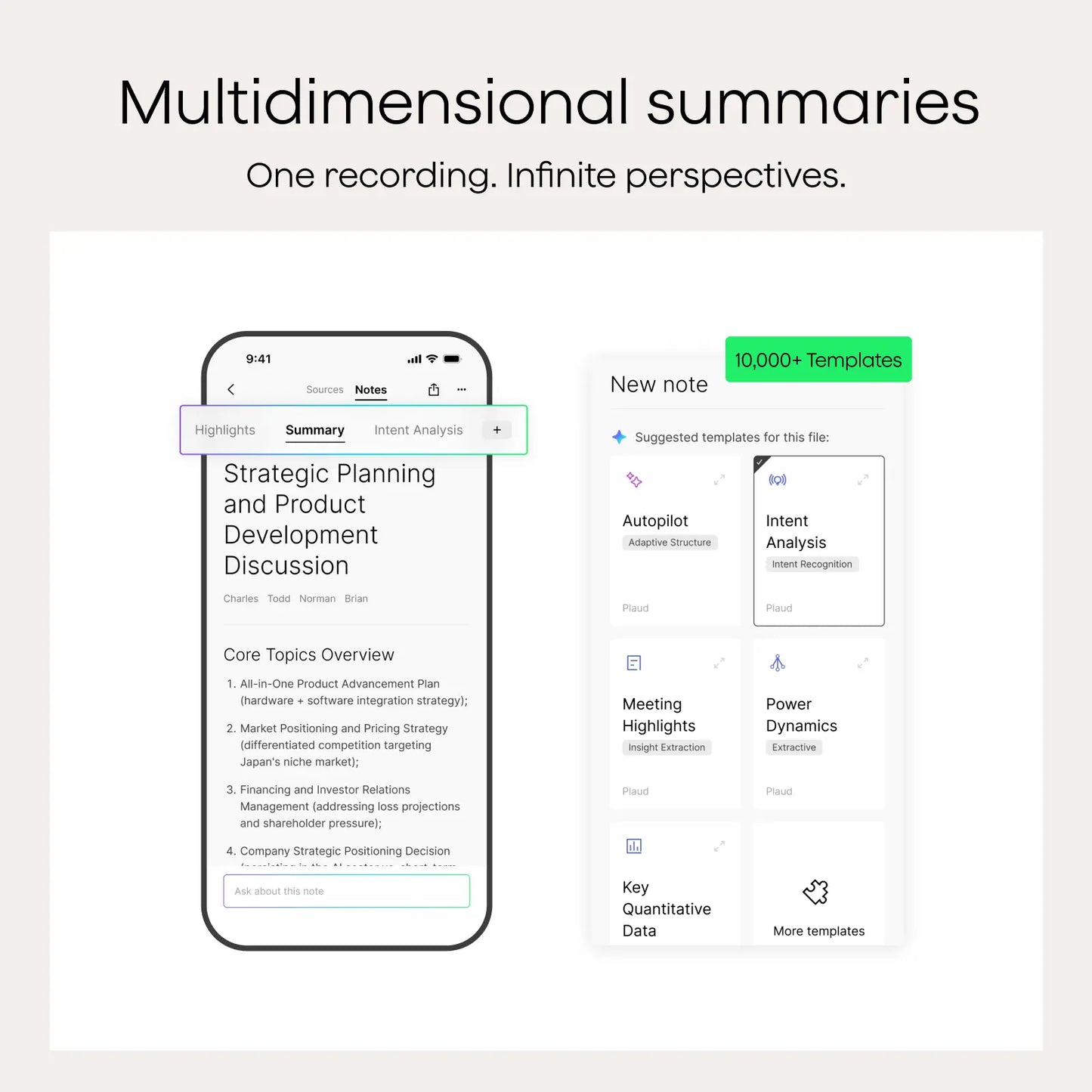 Plaud NotePin S AI Voice Recorder
