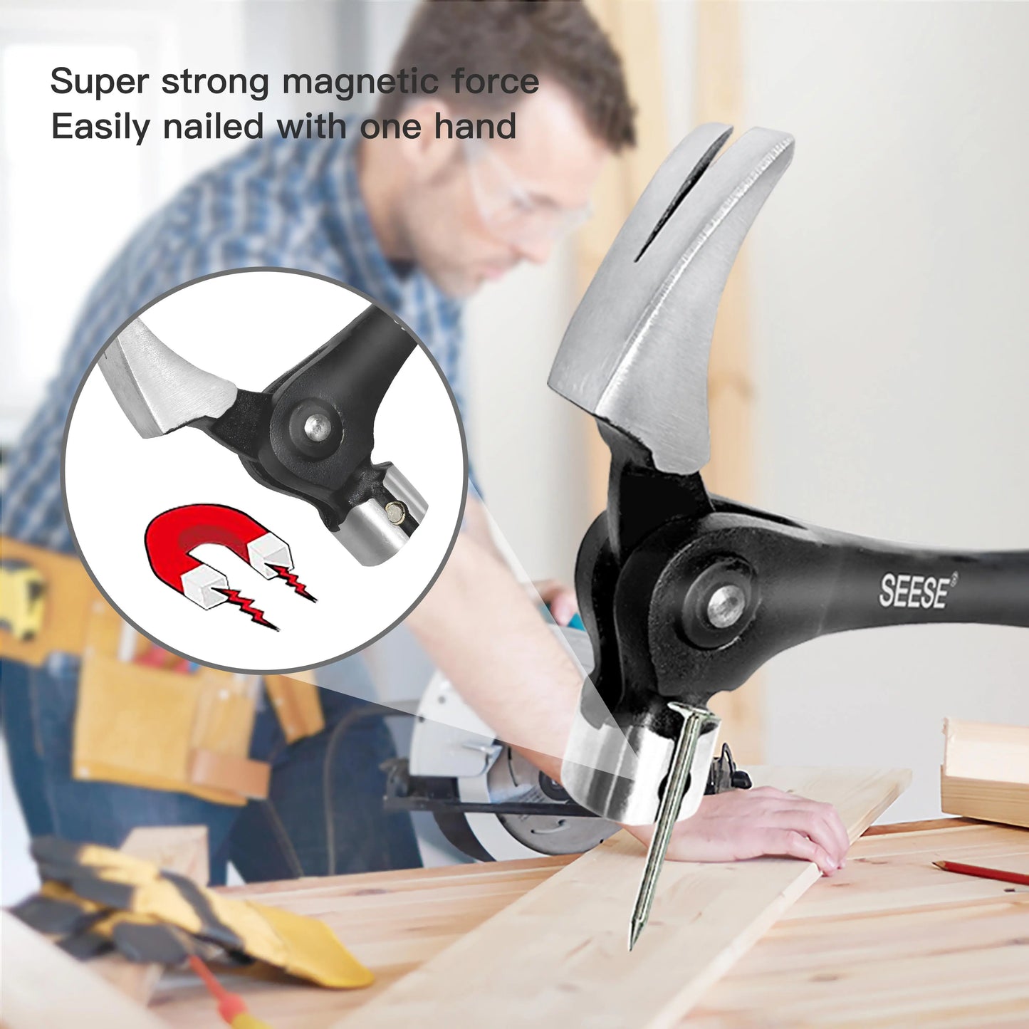 16oz Magnetic Claw Hammer